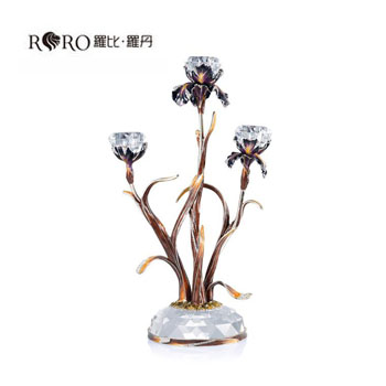 罗比·罗丹幸福鸢尾烛台